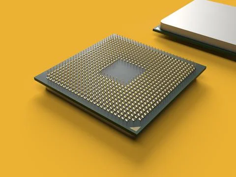 Chip Processor - PC CPU Microprocessor 写真素材