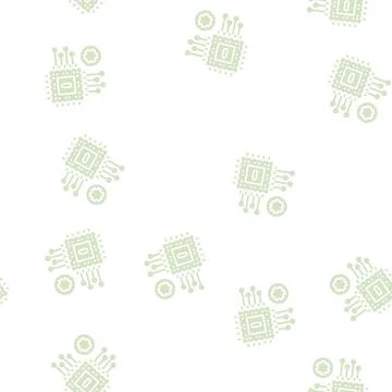 Chip repair glyph seamless pattern イラスト素材