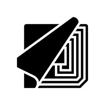 Chip rfid copper wire component glyph icon vector illustration イラスト素材