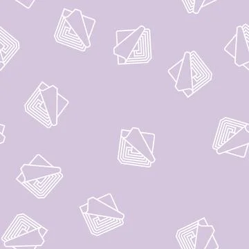 Chip rfid copper wire component line seamless pattern Illustrazione stock