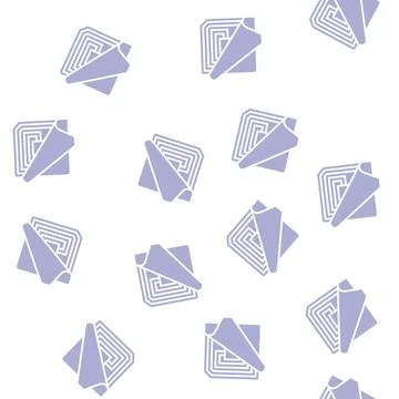 Chip rfid copper wire component glyph seamless pattern Stock Illustration