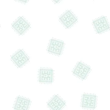 Chip of smart home system glyph seamless pattern Illustrazione stock