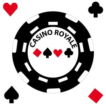 Chip on white background Stock Illustration