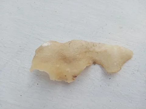 Chip on a white surface Stock Photos