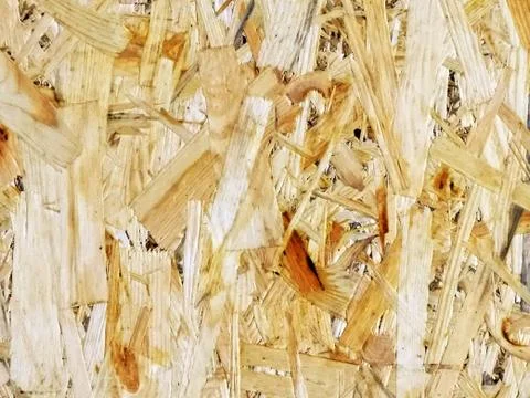 Chipboard light brown. Background texture close up. Stock Photos