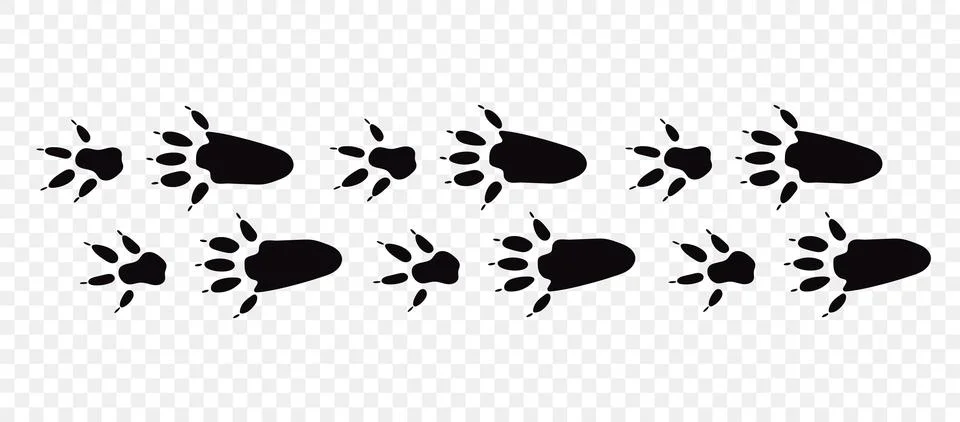 Chipmunk paws Stock Illustration