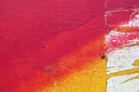 Chipped paint Foto stock