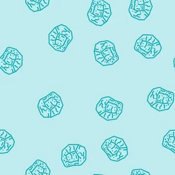 Chipped stone fracture line vector seamless pattern 库存插图