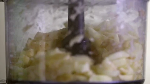 Chipping potatoes 2 Stock Footage 280121101