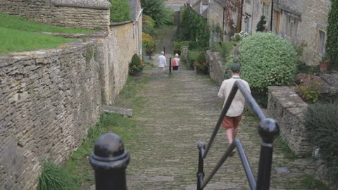 The Chipping Steps in Tetbury Stock Footage 248900070