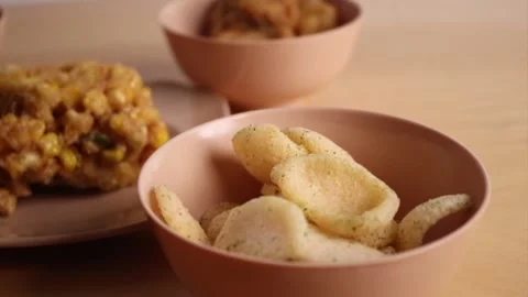 Chips and Crisps Pan Left Stock Footage 149646540