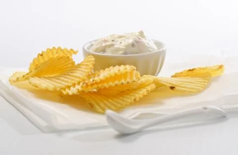 Chips and dip Stock Photos