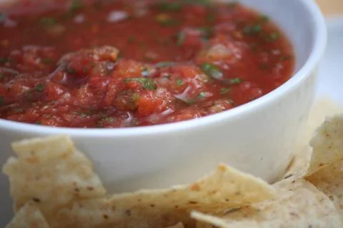 Chips and salsa Stock Photos
