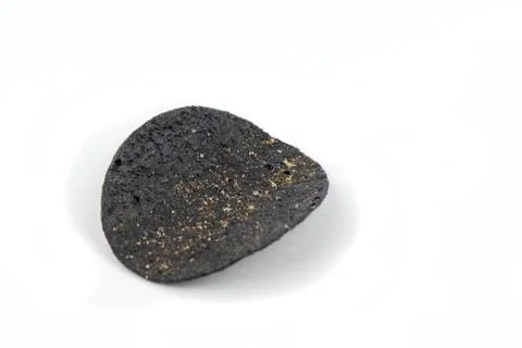 Chips black on white background. Stock Photos
