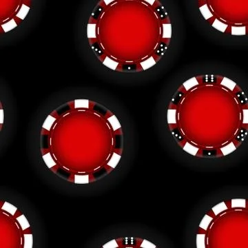 Chips for the casino. Gambling.  Vector  Illustration Background Stock Illustration
