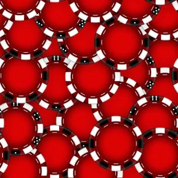 Chips for the casino. Gambling.  Vector  Illustration Background Illustrazione stock