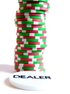 Chips of gambiling Stock Photos