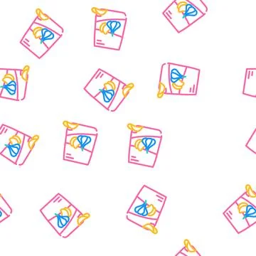 Chips garlic vector seamless pattern Stock Illustration