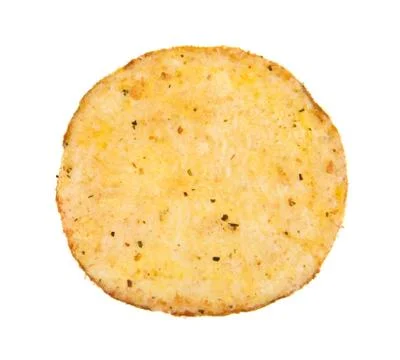 Chips isolated on a white background closeup Stock Photos