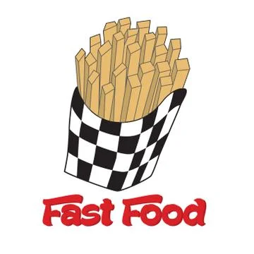 Chips isolated on white background, vector illustration Stock Illustration