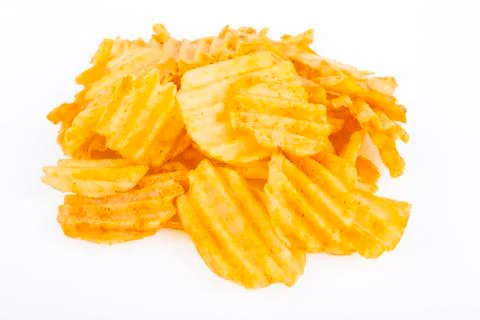 Chips pile Stock Photos