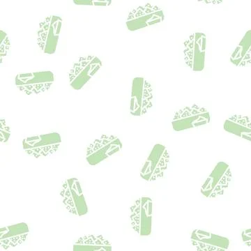 Chips spinach glyph vector seamless pattern イラスト素材