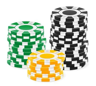 Chips stack Stock Illustration