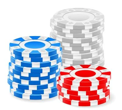 Chips stack Stock Illustration