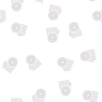Chips for training glyph vector seamless pattern Stock Illustration