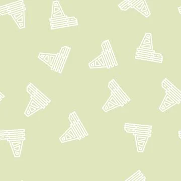 Chips for training line vector seamless pattern Stock Illustration