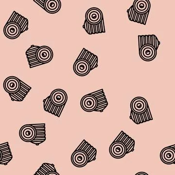 Chips for training line vector seamless pattern Stock Illustration