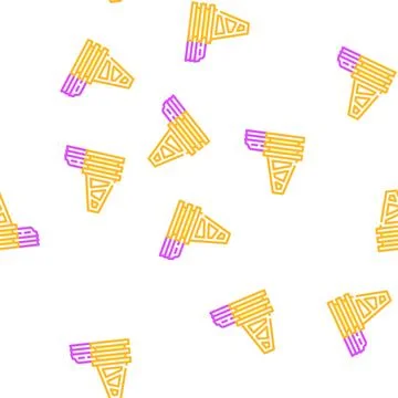 Chips for training vector seamless pattern Stock Illustration