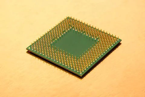 Chipset for computer. electronic component of computer technology. computer.. Stock Photos