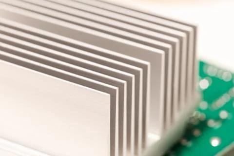 Chipset heatsink Stock Photos