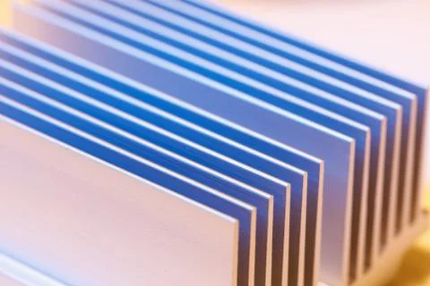 Chipset heatsink Stock Photos