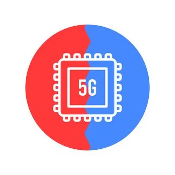 Chipset icon vector Stock Illustration