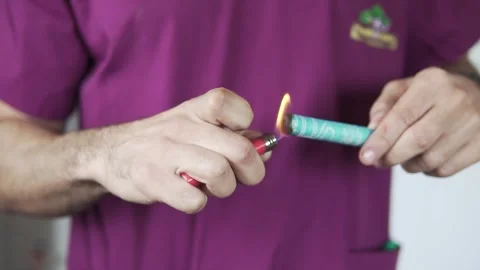 Chiropractic fire hands Stock Footage 246790922