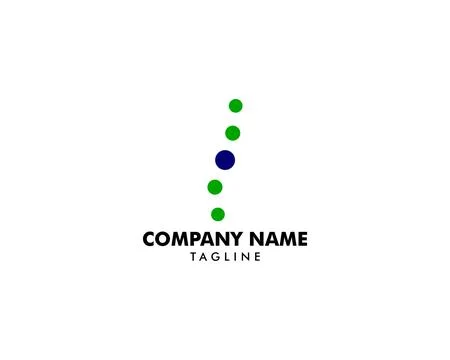 Chiropractic Logo Design Template Vector Stock Illustration