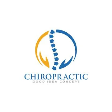 Chiropractic Logo Icon Design Vector Stock Illustration