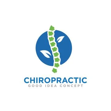 Chiropractic Logo Icon Design Vector Stock Illustration