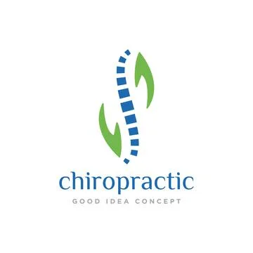 Chiropractic Logo Icon Design Vector Stock Illustration
