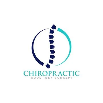 Chiropractic Logo Icon Design Vector Stock Illustration