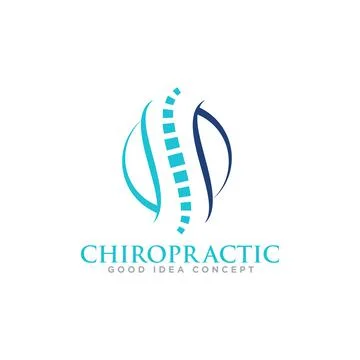 Chiropractic Logo Icon Design Vector Stock Illustration