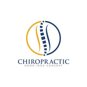 Chiropractic Logo Icon Design Vector Stock Illustration