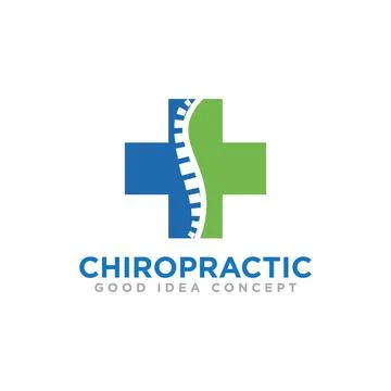 Chiropractic Logo Icon Design Vector Stock Illustration