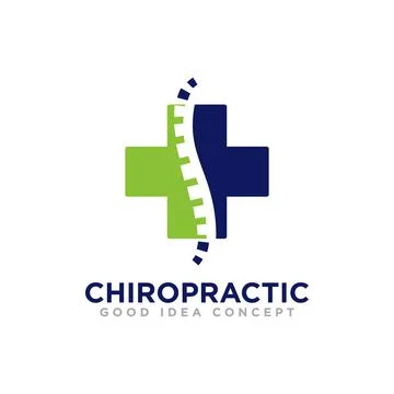 Chiropractic Logo Icon Design Vector Stock Illustration