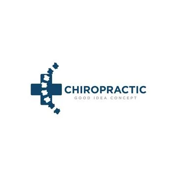 Chiropractic Logo Icon Design Vector Stock Illustration