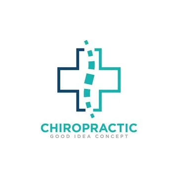 Chiropractic Logo Icon Design Vector Stock Illustration