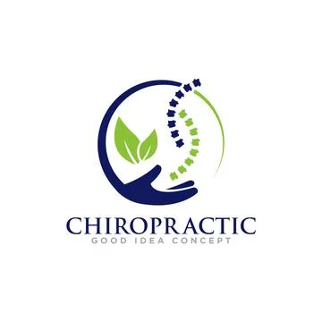 Chiropractic Logo Icon Design Vector Stock Illustration