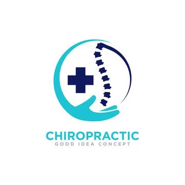 Chiropractic Logo Icon Design Vector Stock Illustration